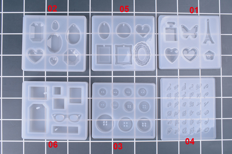 6 Designs Silicone Resin Mold  - Resin Art Alphabet recension och pris