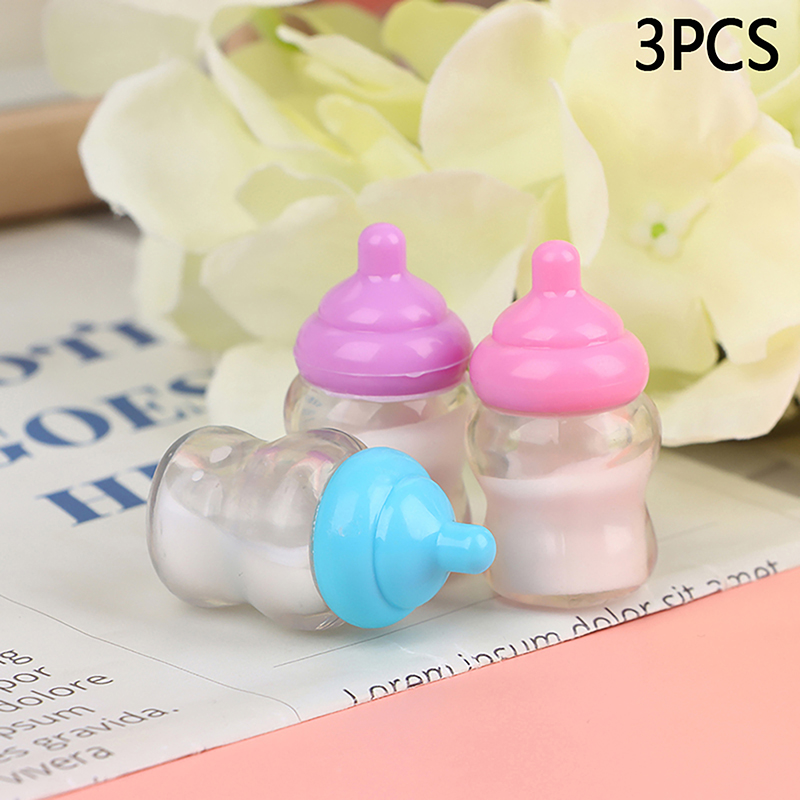 3PCS Dollhouse Baby Bottle Acc - Resin Art Baby recension och pris