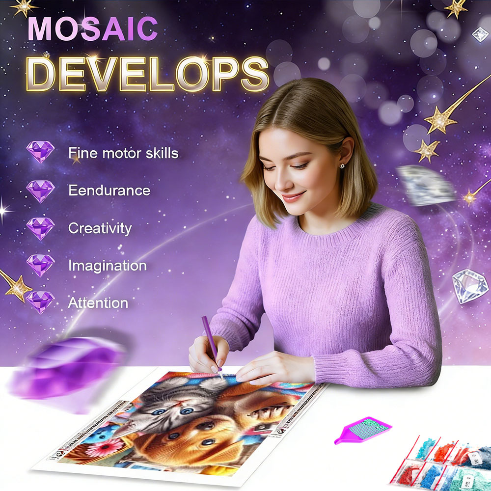 HUACAN 5d Diy Diamond Mosaic C - Resin Art Rose recension och pris