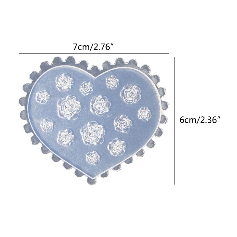 3D Rose Flower Nail Art Decora - Resin Art Rose recension och pris