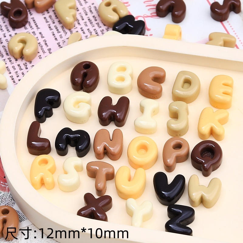 30Pcs New Cute Resin Cartoon S - Resin Art Alphabet recension och pris