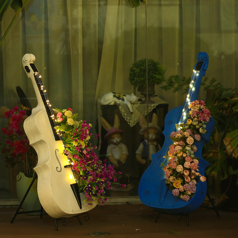 Cello-Shaped Garden Statue Lar - Resin Art Wedding Gift recension och pris