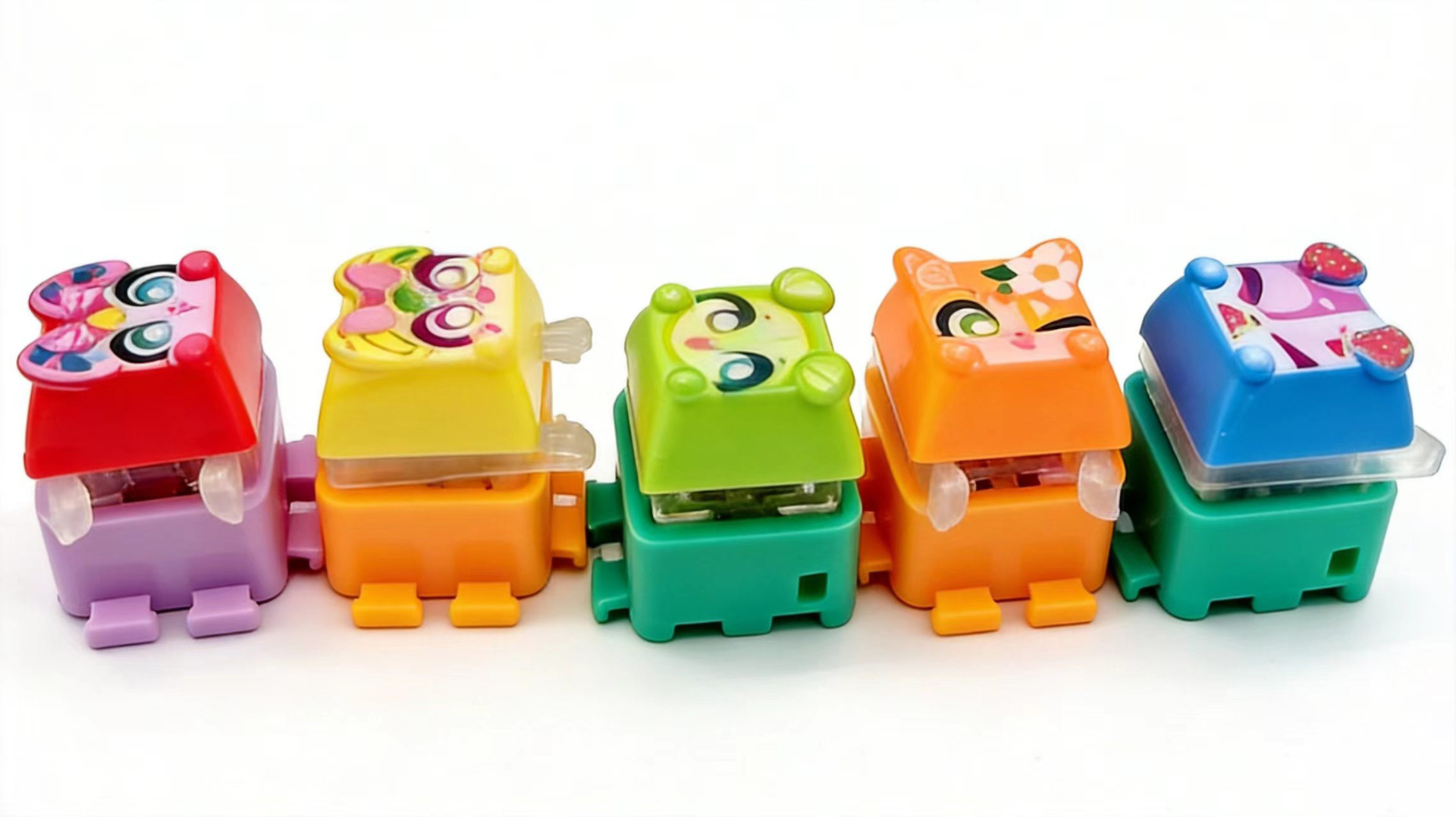 Fidget Keycap Keychain Light U - Resin Art Case recension och pris