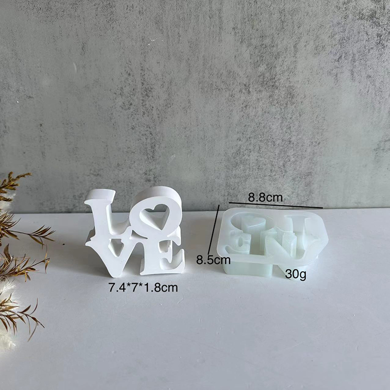 Letter LOVE Silicone Mold DIY  - Resin Art Alphabet recension och pris