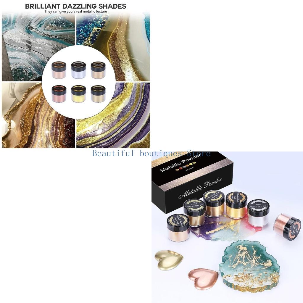 U4LF 4 Colours Soap Dye Glitte - Resin Art Equipment recension och pris